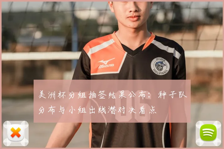 美洲杯分组抽签结果公布：种子队分布与小组出线潜对决看点